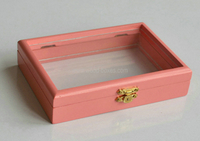 glass lid gift packing boxes paint finish